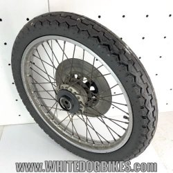 Suzuki GT380 Front Wheel and Tyre - GT 380 Wheels - 360-19 - 3.60-19