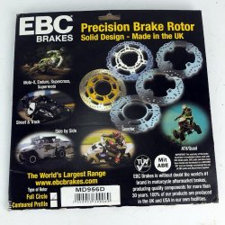 EBC MD956D Brake Disc - Vespa Disc - Piaggio Brakes - Gilera Discs