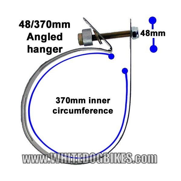 Motorcycle Exhaust Hanger Strap and Bolt