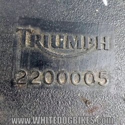 1993 Triumph Trophy 3 Left Airbox Inlet - Trophy 900
