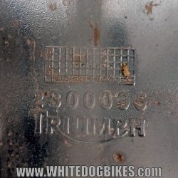 1995 Triumph Trophy 3 Front Mudguard - Trophy 900 Green Fender