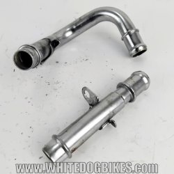 NT650V coolant pipe joints