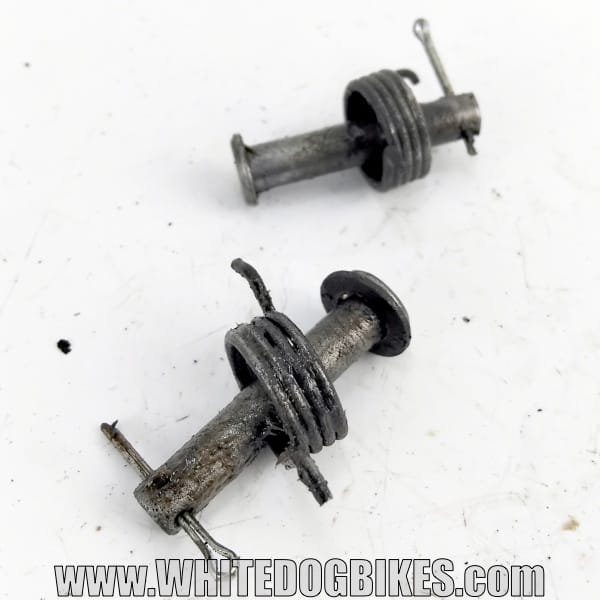 Deauville 650 riders footpeg pins