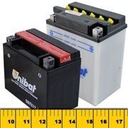 Select Your Motorcycle Battery by Size