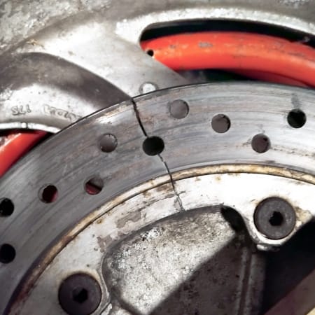 Motorbike brake disc