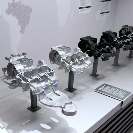 How a motorcycle crankcase is manufacturered with pictures