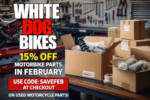 February Sale: 15% Off All Motorcycle Parts :)