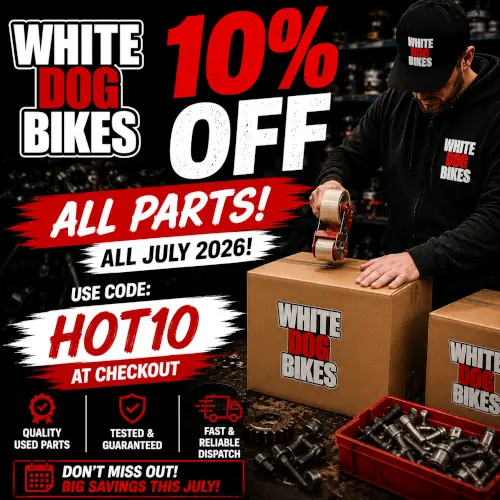 JULY 2026 OFFER – 10% OFF ALL MOTORBIKE PARTS :)